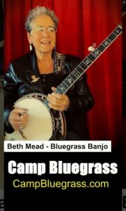 Beth Mead teaches you everything you need to know about banjo at Camp Bluegrass